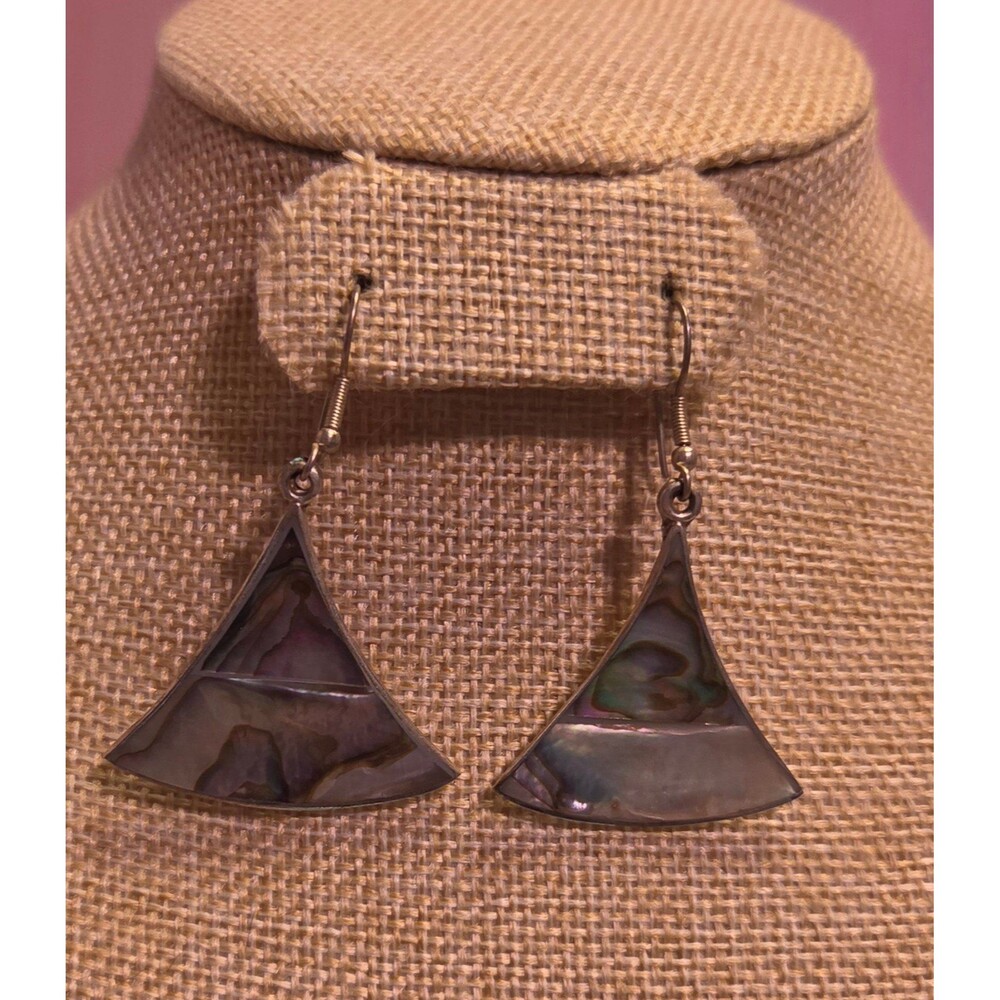 Taxco Mexico Abalone Earrings